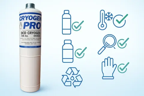 Canisters de criogênio: Armazenamento, manuseio e segurança